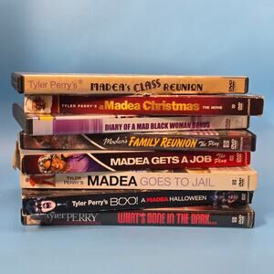 Lot of 8 Tyler Perry Madea DVDs – Plays & Movies Bundle